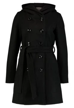 Anna Field DOUBLE BREASTED COAT WITH HOOD - Abrigo Clásico - Black, Mujer -Anna Field Ventas 2022 06044d4d88f243f1bb0d163d11355b0c
