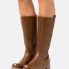 Anna Field Botas - Cognac, Mujer