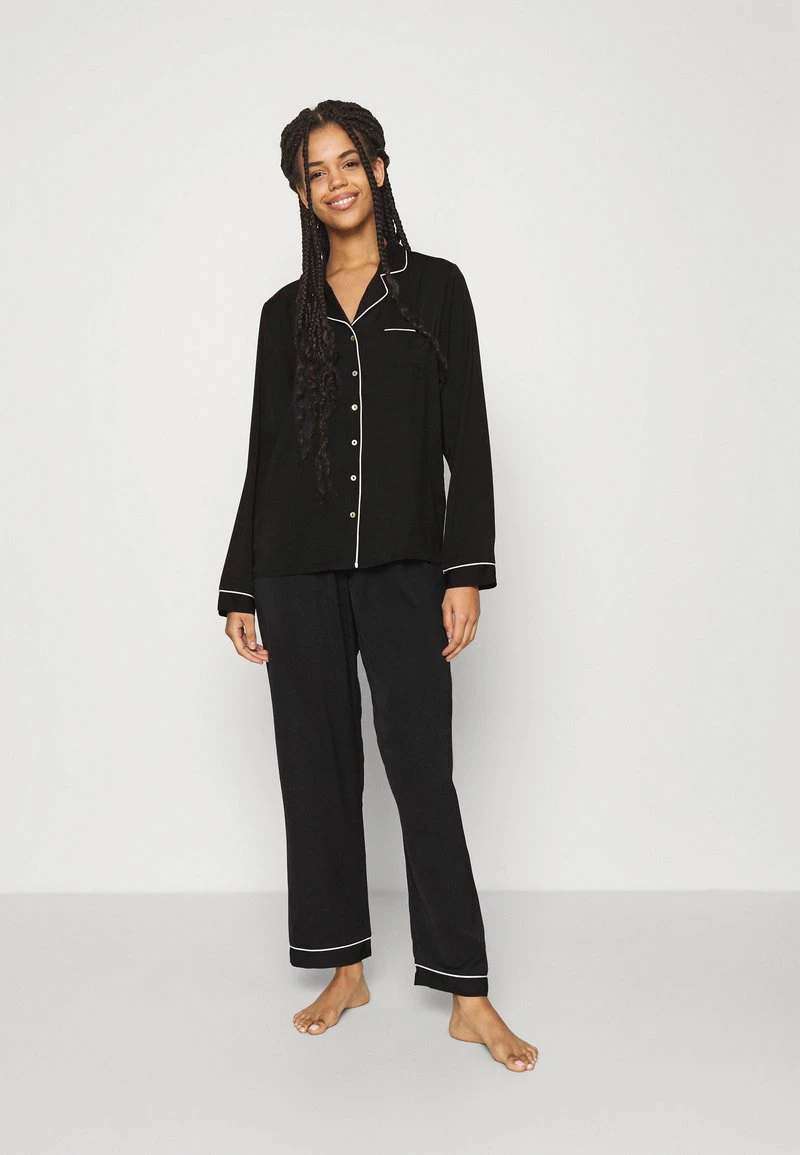 Anna Field AMANDA LONG PJ SET - Pijama - Black, Mujer 4 Anna Field AMANDA LONG PJ SET - Pijama - Black, Mujer - Imagen 2