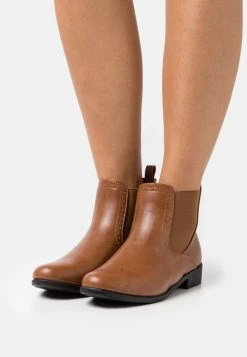 Anna Field Botines Bajos - Cognac, Mujer