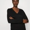 Anna Field BASIC- SOFT V-NECK - Jersey De Punto - Black, Mujer -Anna Field Ventas 2022 0ecd78d4dc4a4339ba0670e464280032