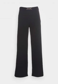 Anna Field WIDE LEG PANTS WITH DETAIL - Pantalones - Black, Mujer -Anna Field Ventas 2022 0ffae09c09b84d21a208fbd510267263
