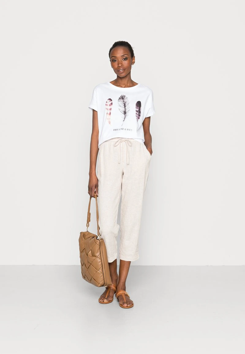 Anna Field FRANCESCA FREE LIKE A BIRD FEATHER TEE - Camiseta Estampada - White, Mujer 4 Anna Field FRANCESCA FREE LIKE A BIRD FEATHER TEE - Camiseta Estampada - White, Mujer - Imagen 2