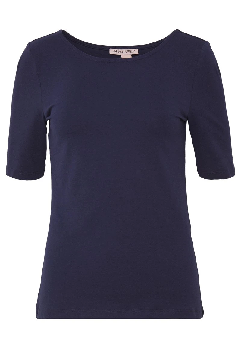 Anna Field Camiseta Básica - Maritime Blue, Mujer 6 Anna Field Camiseta Básica - Maritime Blue, Mujer - Imagen 4