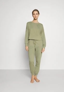 Anna Field Basic Lounge Set - Pijama - Khaki, Mujer