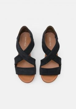 Anna Field LEATHER - Sandalias Con Plataforma - Dark Blue, Mujer -Anna Field Ventas 2022 188e47b623004ca8a2d0279d0cb019a0