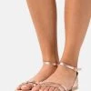 Anna Field LEATHER - Sandalias De Dedo - Rose Gold Coloured, Mujer