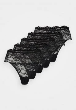 Anna Field 5PP HIGH RISE LACE THONG - Tanga - Black, Mujer -Anna Field Ventas 2022 1d7323e8540d4a6dba0ff1fa79eb0047