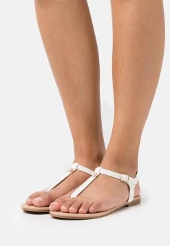Anna Field Sandalias De Dedo - White, Mujer