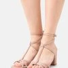 Anna Field LEATHER - Sandalias - Beige, Mujer