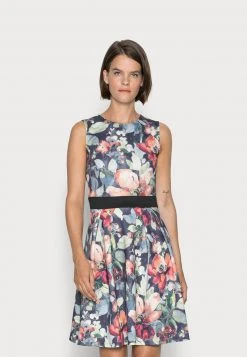 Anna Field Vestido Informal - Dark Blue/multi-coloured, Mujer