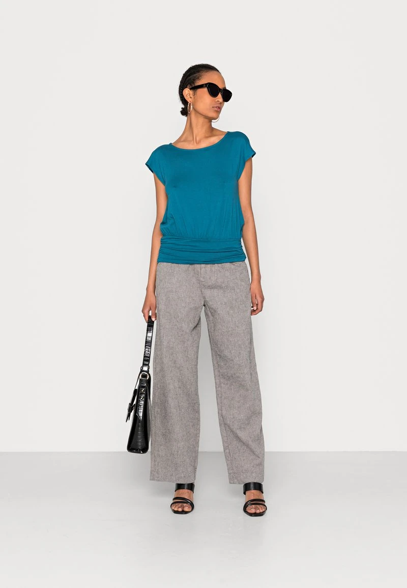 Anna Field Camiseta Básica - Blue, Mujer 4 Anna Field Camiseta Básica - Blue, Mujer - Imagen 2