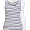 Anna Field 2 PACK - Top - White Base/navy/white, Mujer