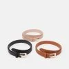 Anna Field 3 PACK - Cinturón - Black/cognac/pink, Mujer -Anna Field Ventas 2022 262963ffe68d4cd9bf15ce9d981d1269