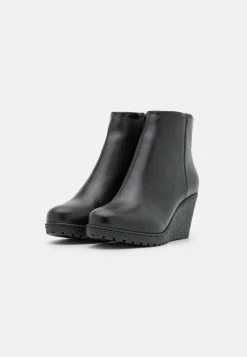 Anna Field LEATHER WINTER BOOT - Wedge Ankle Boots - Botines Bajos - Black, Mujer -Anna Field Ventas 2022 2d0194d2852741948d2e98cf746f5b49