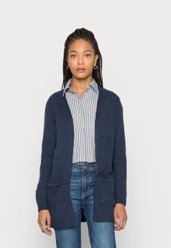 Anna Field Chaqueta De Punto - Mottled Dark Blue, Mujer