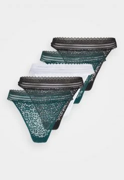 Anna Field 5PP LACE THONG - Tanga - Teal/black/off-white, Mujer -Anna Field Ventas 2022 304638079ca84c3fb1c392213847d6e9