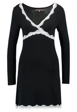 Anna Field HEIDI LONG SLEEVES VISCOSE NIGHTDRESS - Camisón - Black, Mujer -Anna Field Ventas 2022 32fa00dfae104f94a6dcda686bd2fdf8