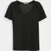 Anna Field Camiseta Básica - Black, Mujer -Anna Field Ventas 2022 33bd1743669a4f0480189e822920352e
