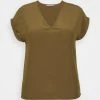 Anna Field Camiseta Básica - Khaki, Mujer -Anna Field Ventas 2022 33d6771a6c9e4977b1fe58f8e1b5ab09