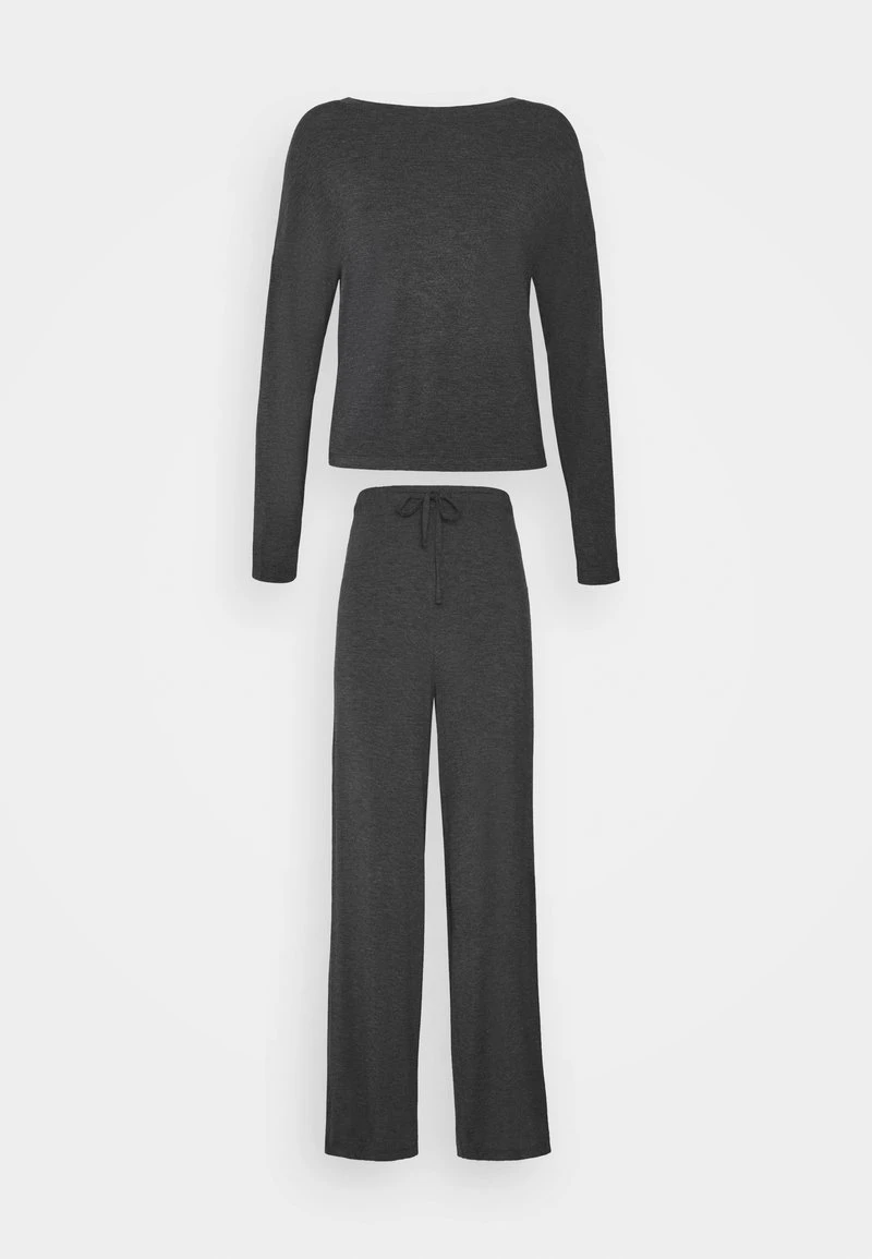 Anna Field JERSEY WIDE LEG PJ SET - Pijama - Dark Grey, Mujer 7 Anna Field JERSEY WIDE LEG PJ SET - Pijama - Dark Grey, Mujer - Imagen 5
