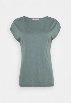 Anna Field Camiseta Básica - Petrol Melange, Mujer
