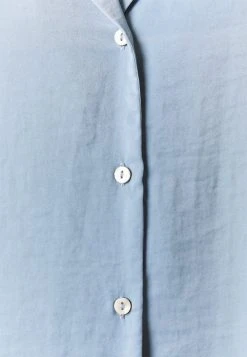 Anna Field HAMMERED SATIN PJ SET - Pijama - Blue Denim, Mujer -Anna Field Ventas 2022 381276753d8f4fbf97e4030eaea611c1