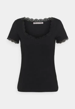 Anna Field Camiseta Básica - Black, Mujer -Anna Field Ventas 2022 3c7fc1ccb92243f987ab4c74aa6d83ce