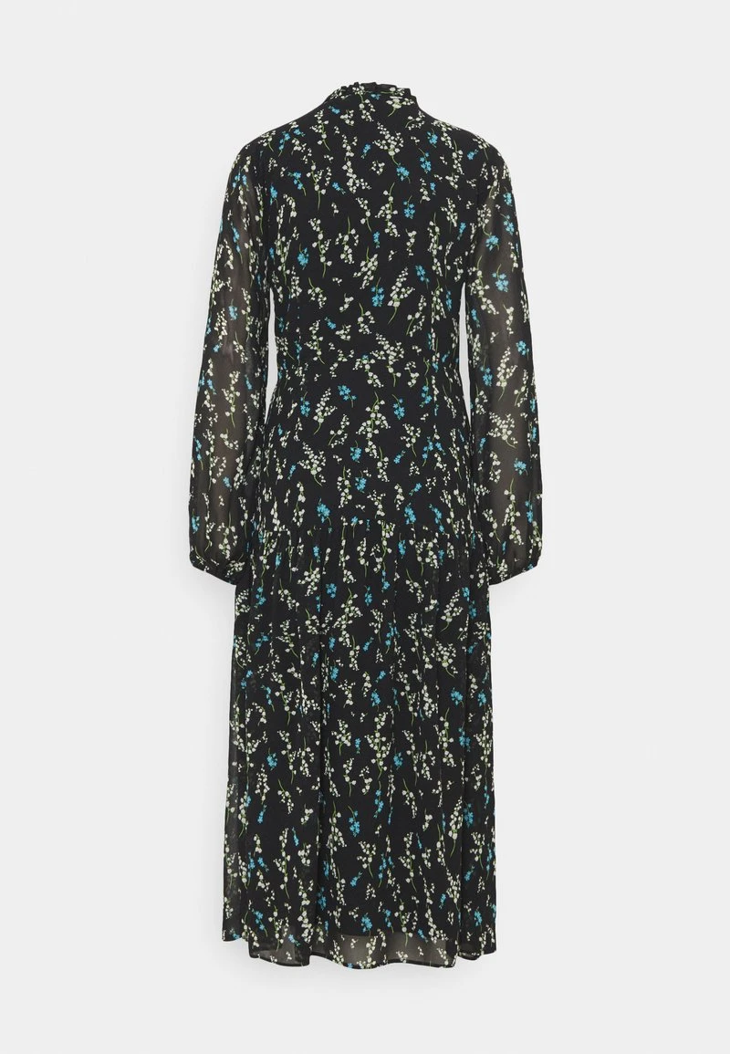 Anna Field VOLANT MAXI DRESS PRINTED - Vestido Informal - Black/blue, Mujer 4 Anna Field VOLANT MAXI DRESS PRINTED - Vestido Informal - Black/blue, Mujer - Imagen 2