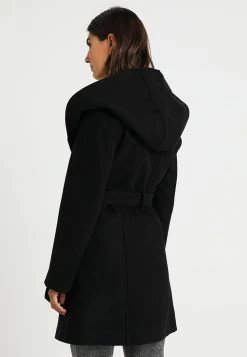 Anna Field DOUBLE BREASTED COAT WITH HOOD - Abrigo Clásico - Black, Mujer -Anna Field Ventas 2022 3e2a28c5a5384a298f31793ec0d334a0