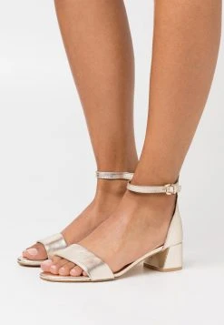 Anna Field LEATHER - Sandalias - Gold, Mujer
