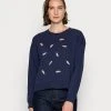 Anna Field Embroidered Sweatshirt Regular Fit - Sudadera - Dark Blue, Mujer -Anna Field Ventas 2022 40489cff90ae4ae1bdc97ce3231623b0