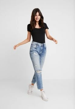 Anna Field 3 PACK - Camiseta Básica - White/black/dark Grey, Mujer