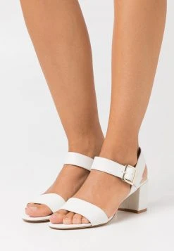 Anna Field LEATHER - Sandalias - White, Mujer
