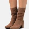 Anna Field LEATHER - Botas - Cognac, Mujer
