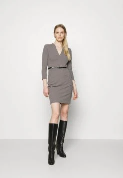 Anna Field Vestido De Tubo - Mottled Dark Grey, Mujer