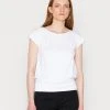 Anna Field Camiseta Básica - White, Mujer