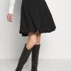 Anna Field BASIC MINI A-LINE SKIRT - Minifalda - Black, Mujer
