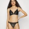 Anna Field 5PP LACE THONG - Tanga - Black, Mujer