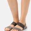 Anna Field Sandalias - Gunmetal, Mujer