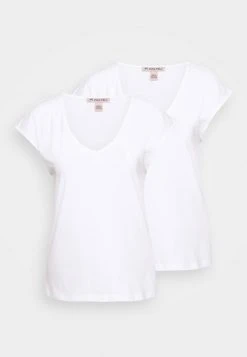 Anna Field 2 PACK - Camiseta Básica - White/white, Mujer -Anna Field Ventas 2022 4bd9b2c16f674d6bbb4e8cbdc342a69c