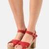 Anna Field LEATHER - Sandalias De Tacón - Red, Mujer -Anna Field Ventas 2022 4d980de6cd354ce6bdb4c8d1871eec21