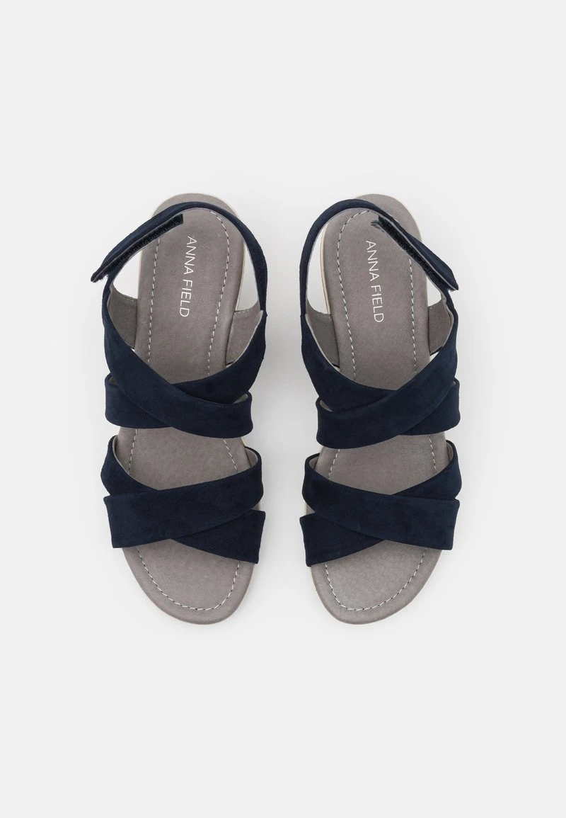 Anna Field LEATHER - Sandalias De Cuña - Blue, Mujer 8 Anna Field LEATHER - Sandalias De Cuña - Blue, Mujer - Imagen 6