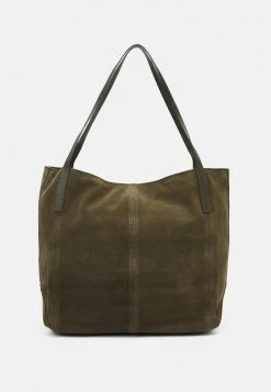 Anna Field LEATHER - Bolso De Mano - Khaki, Mujer