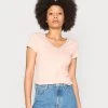 Anna Field Camiseta Básica - Light Pink, Mujer