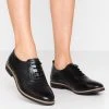 Anna Field LEATHER FLAT SHOES - Zapatos De Vestir - Black, Mujer -Anna Field Ventas 2022 52df2207778147c68941208ad6fbbdf9