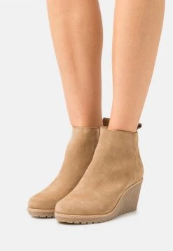 Anna Field LEATHER - Botines Bajos - Beige, Mujer