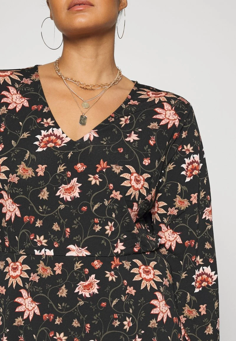 Anna Field Vestido Informal - Black/pink/orange, Mujer 8 Anna Field Vestido Informal - Black/pink/orange, Mujer - Imagen 6