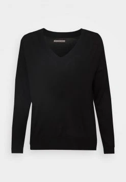 Anna Field BASIC- SOFT V-NECK - Jersey De Punto - Black, Mujer -Anna Field Ventas 2022 546fada4772042ee9d050e2e14958186