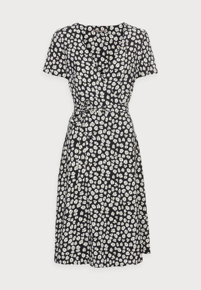 Anna Field WRAP DRESS - Vestido Informal - Black/white, Mujer 7 Anna Field WRAP DRESS - Vestido Informal - Black/white, Mujer - Imagen 5